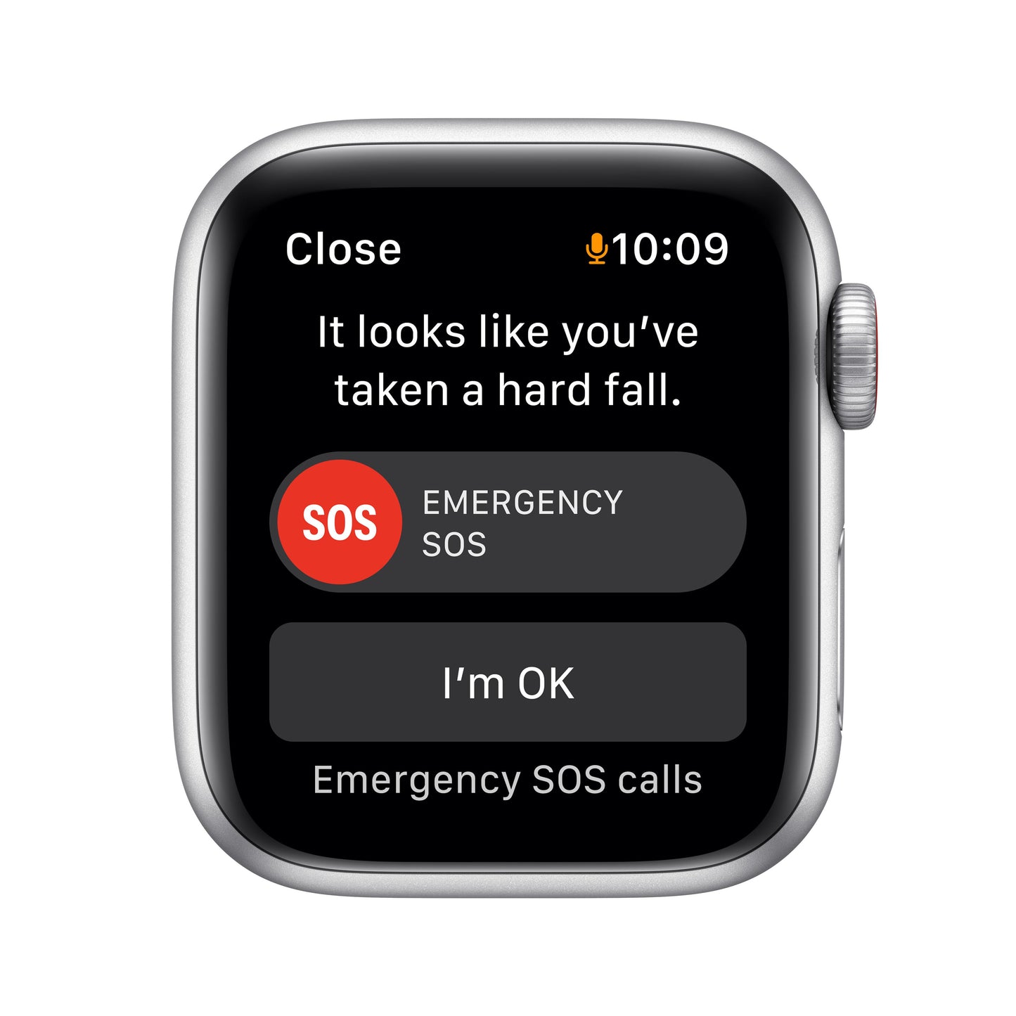 Apple Watch SE GPS + Cellular, 40mm Silver Aluminium Case with Abyss Blue/Moss Green Sport Loop
