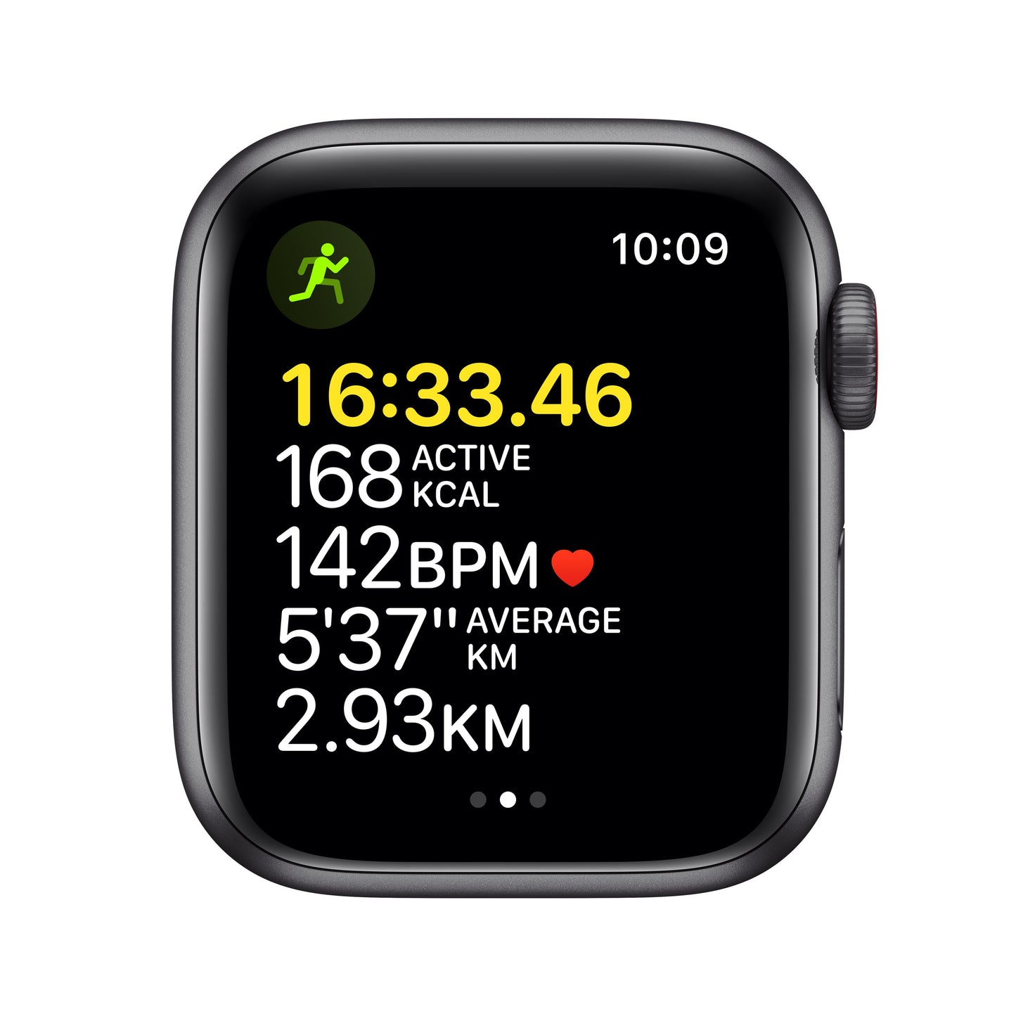 Apple Watch SE GPS + Cellular, 40mm Space Grey Aluminium Case with Tornado/Grey Sport Loop