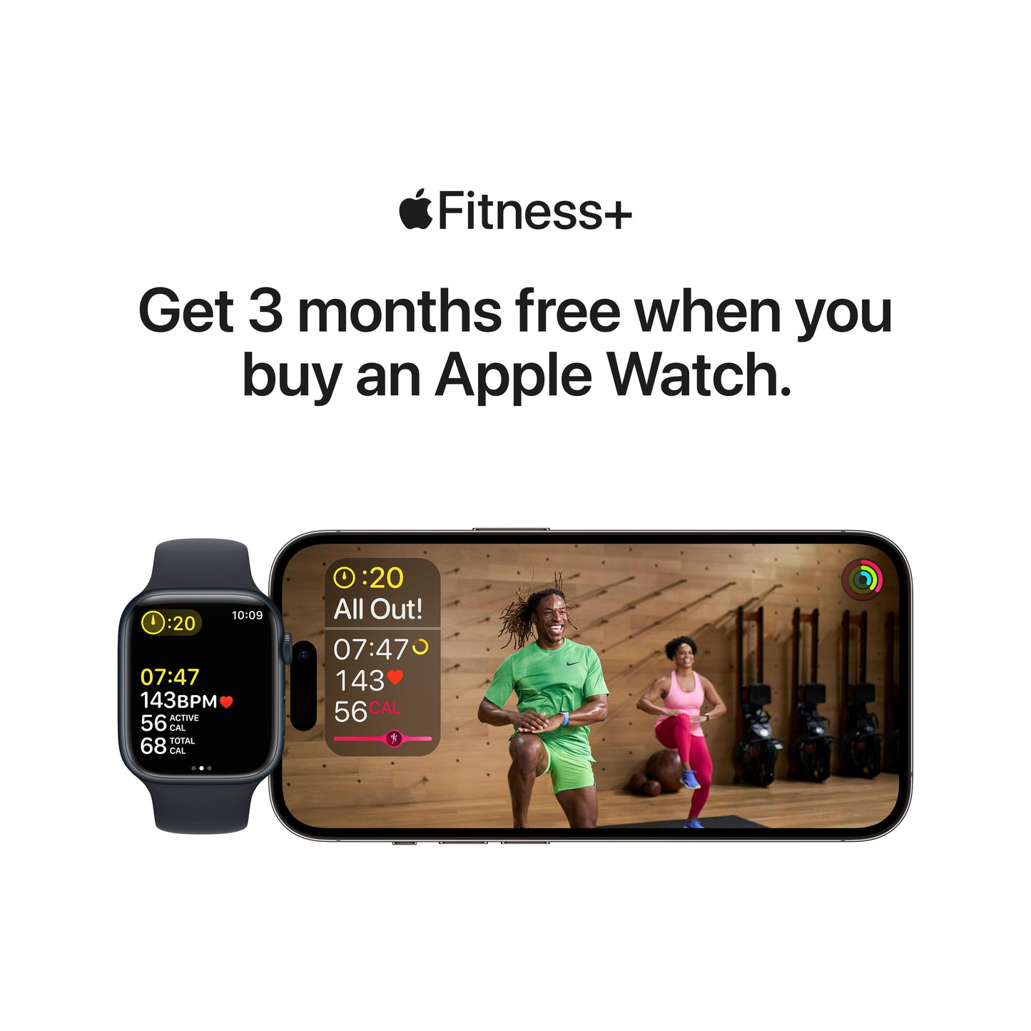 Apple Watch SE GPS + Cellular 44mm Starlight Aluminium Case with Starlight Sport Band - Regular