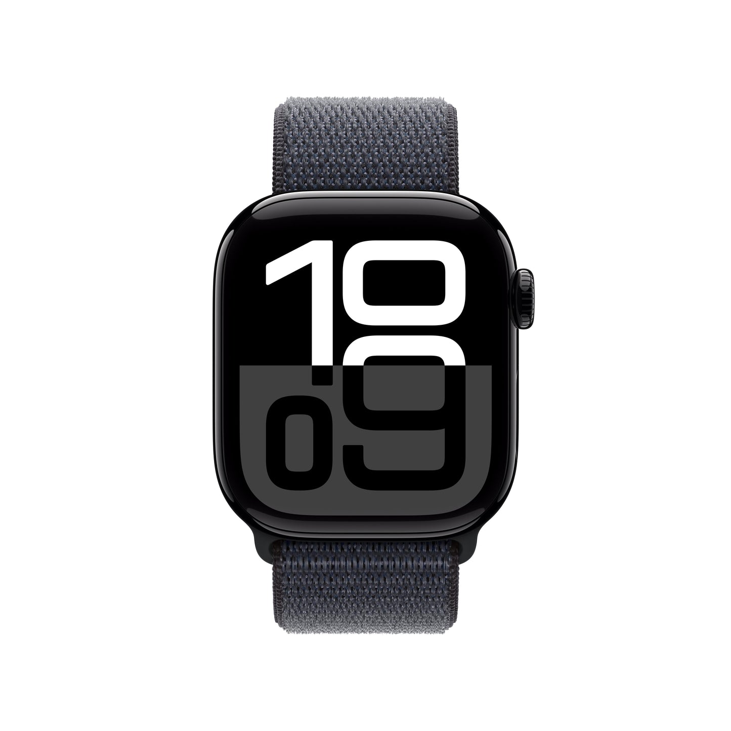 Apple Watch Series 10 GPS 42mm Jet Black Aluminium Case with Ink Sport Loop