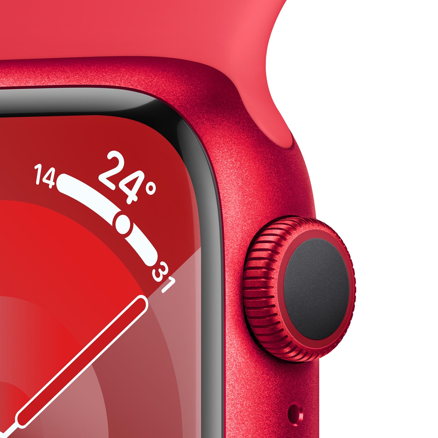 Apple Watch Series 9 GPS 41mm (PRODUCT)RED Aluminium Case with (PRODUCT)RED Sport Band - S/M