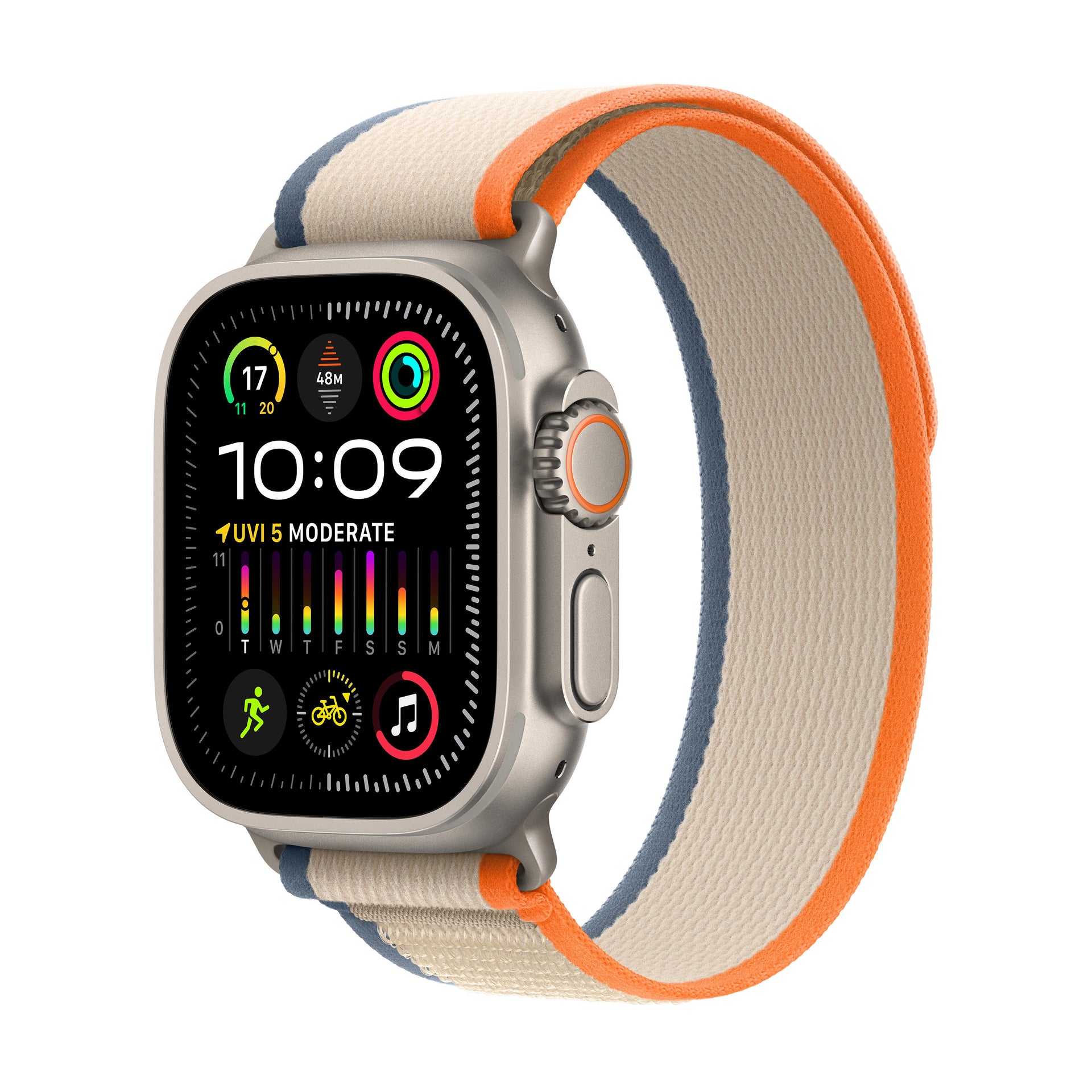 Apple Watch Ultra 2 GPS + Cellular 49mm Titanium Case with Orange 