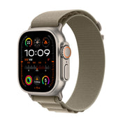 Apple Watch Ultra 2 GPS + Cellular 49mm Titanium Case with Olive Alpine Loop - Large