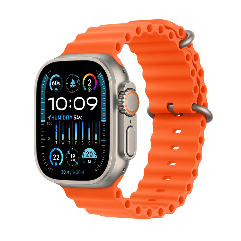 Apple Watch Ultra GPS Cellular 49mm Titanium Case with Orange