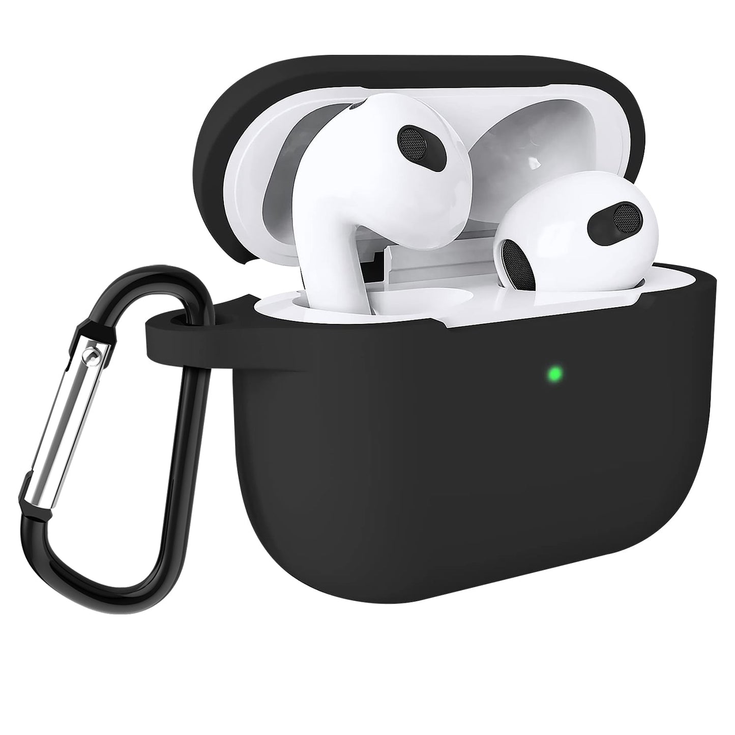 Gripp Airpods 3 Silicon Case + Strap + Keyring Hook - Black