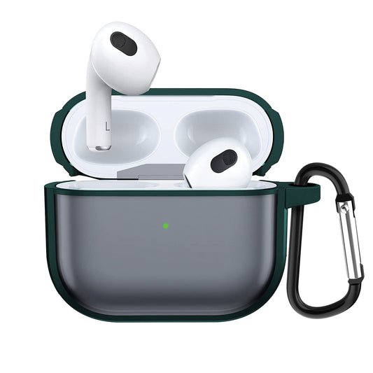 Gripp Bolt Matte Case + Keyring Hook For Airpods 3 - Green