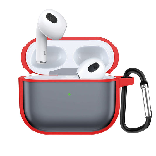 Gripp Bolt Matte Case + Keyring Hook For Airpods 3 - Red