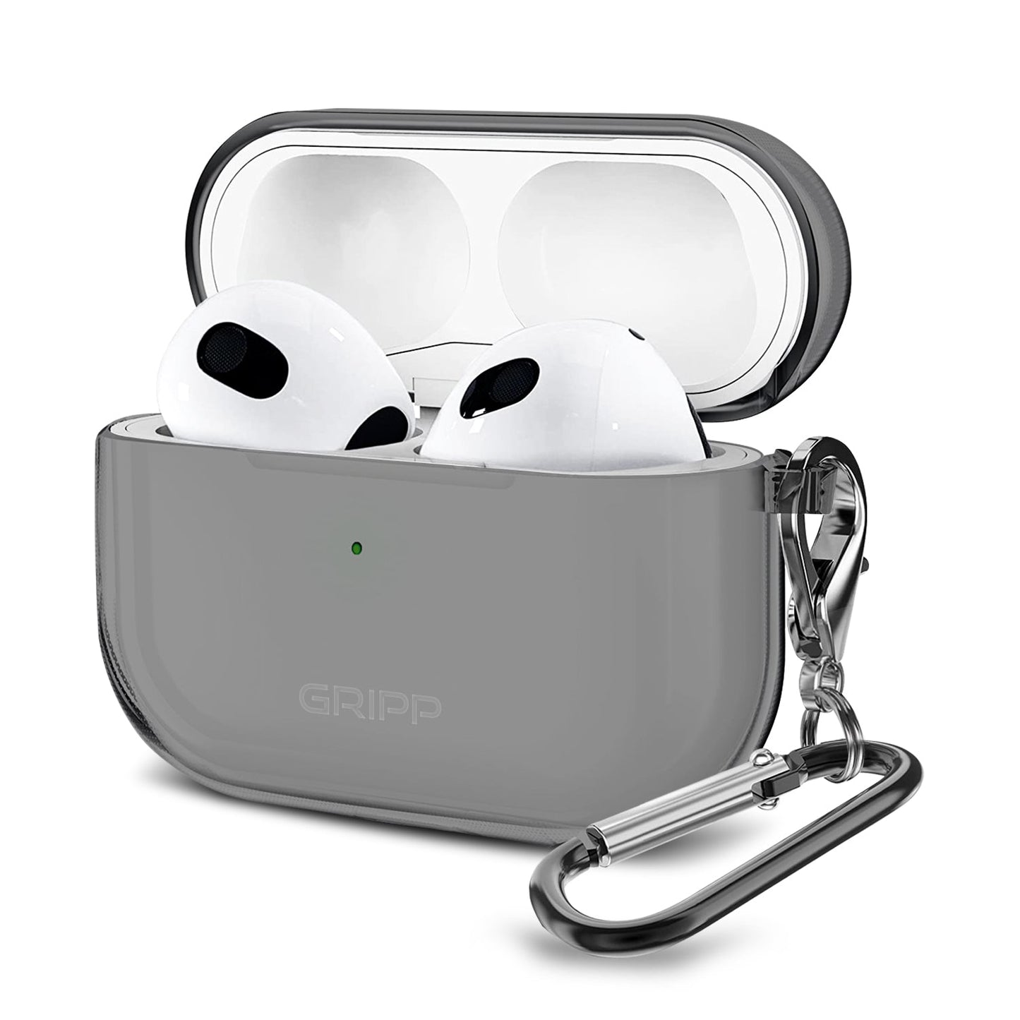 Gripp Smoke Case + Keyring Hook For Airpods 3 - Smoke