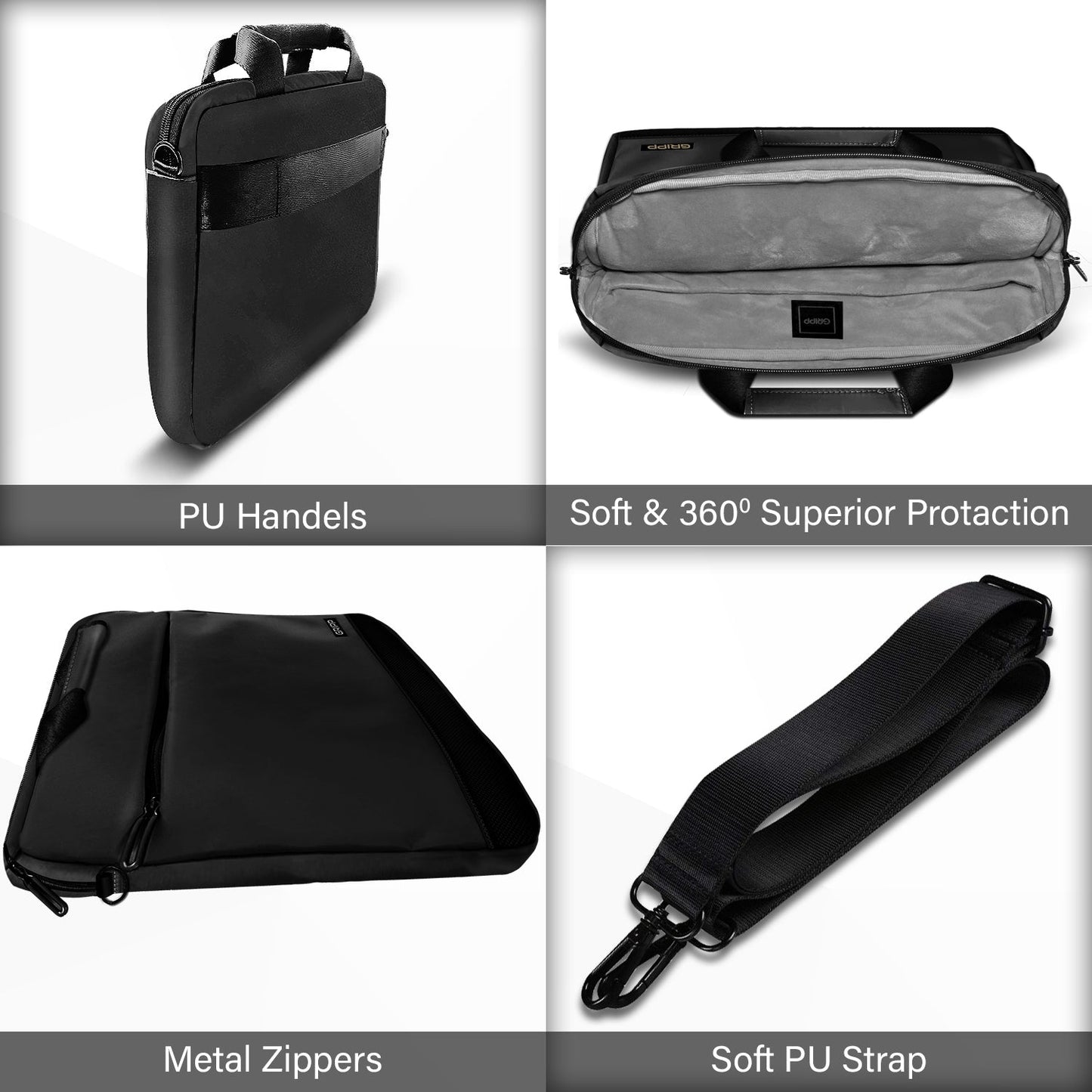 Gripp Bolt 13.3" Macbook/laptop Bag - Black