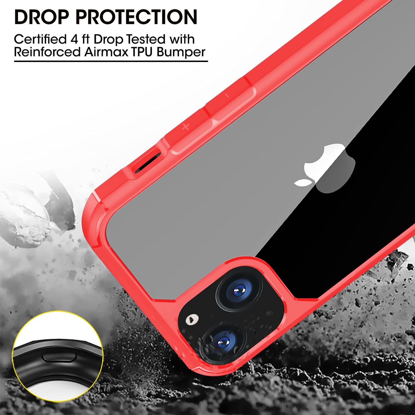 Gripp Defender Case For Apple Iphone 13 (6.1") - Red