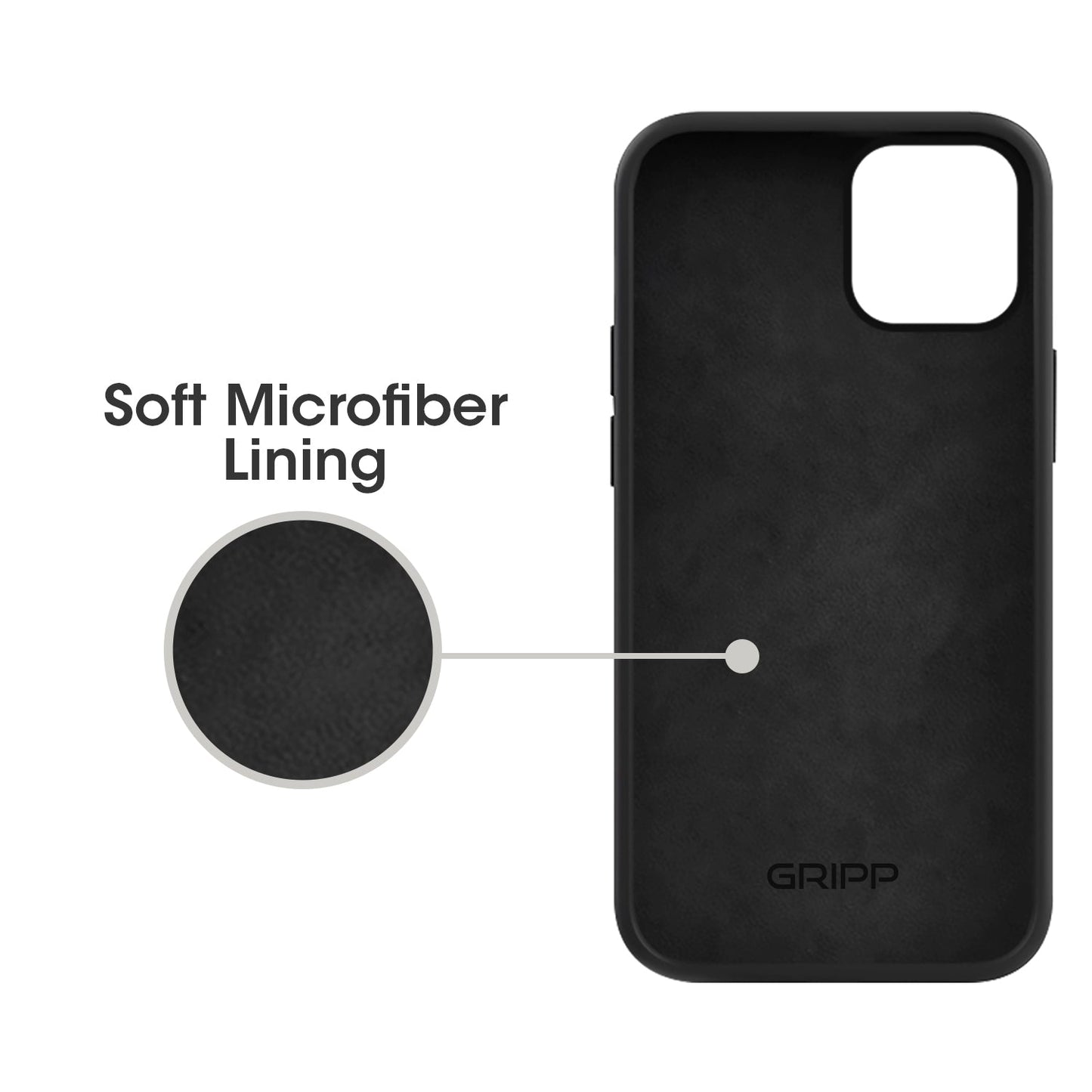 Gripp Rubon Case For Apple Iphone 13 (6.1") - Black