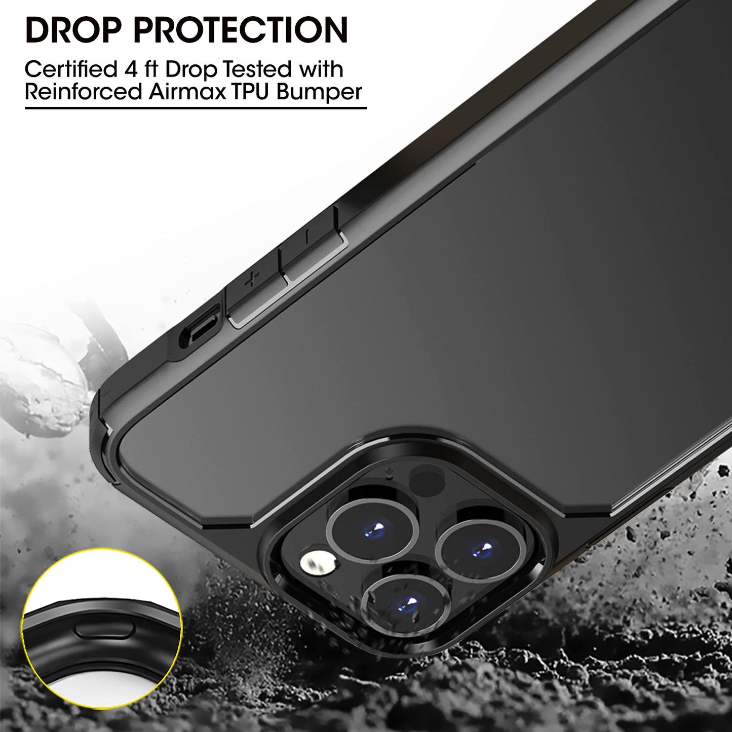 Gripp Defender Case For Apple Iphone 13 Pro (6.1") - Black