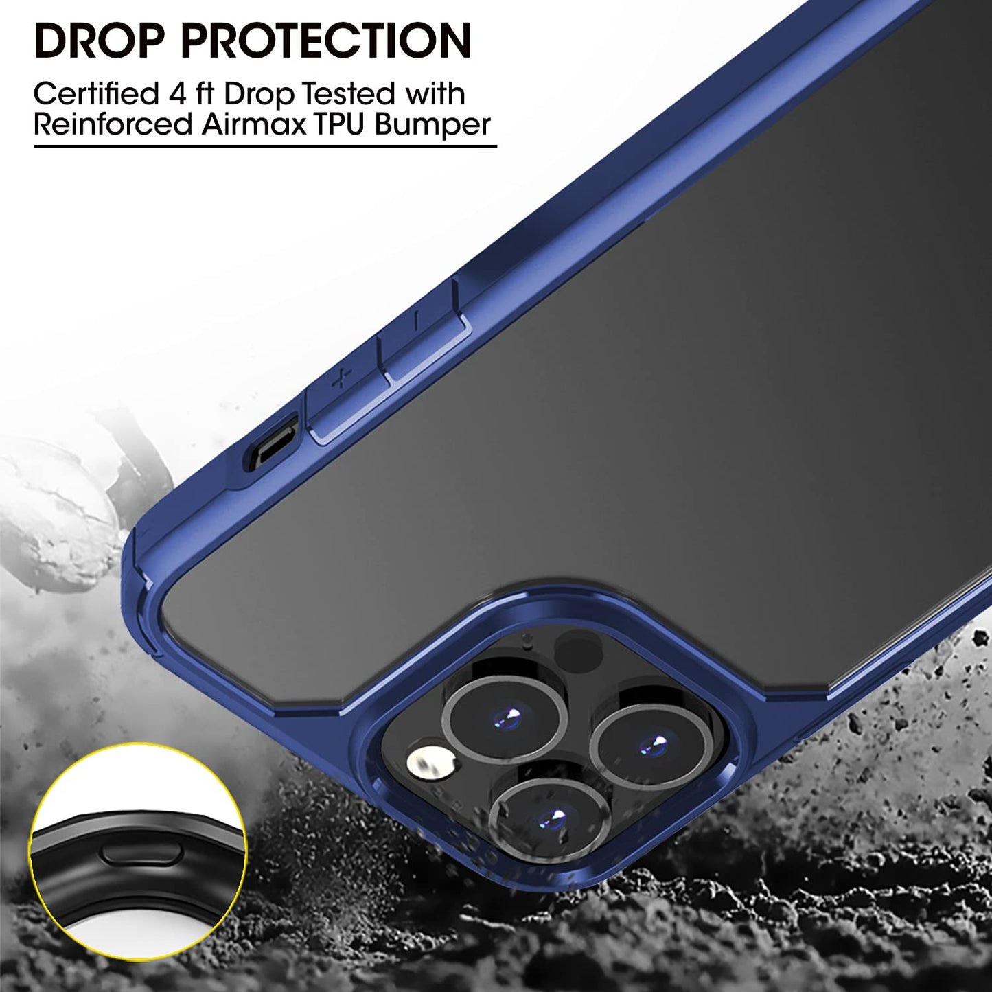 Gripp Defender Case For Apple Iphone 13 Pro (6.1") - Blue