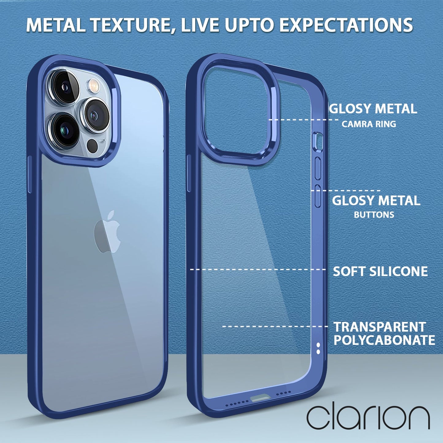 Gripp Clarion Case For Apple Iphone 14 (6.1") - Blue