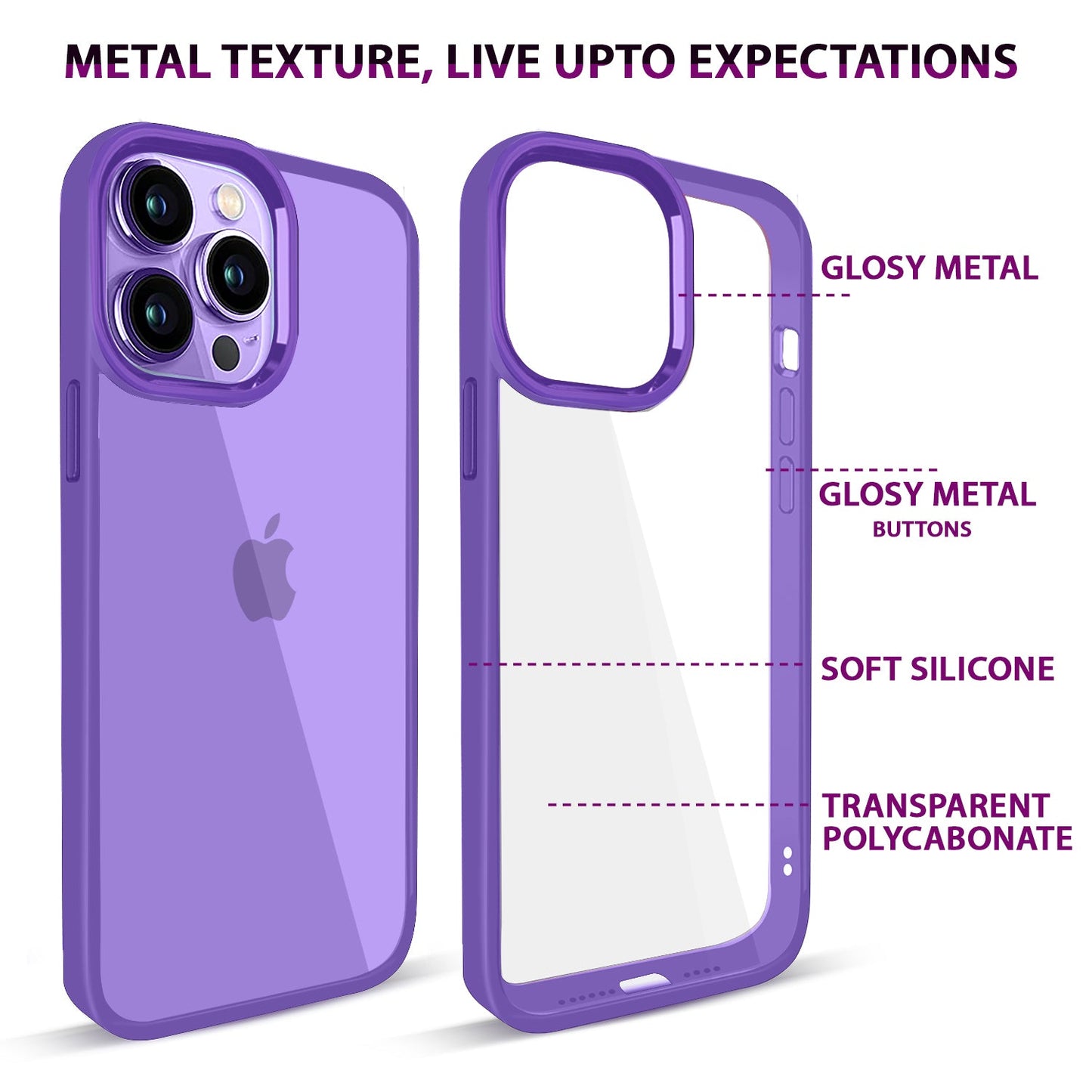 Gripp Clarion Case For Apple Iphone 14 (6.1") - Purple