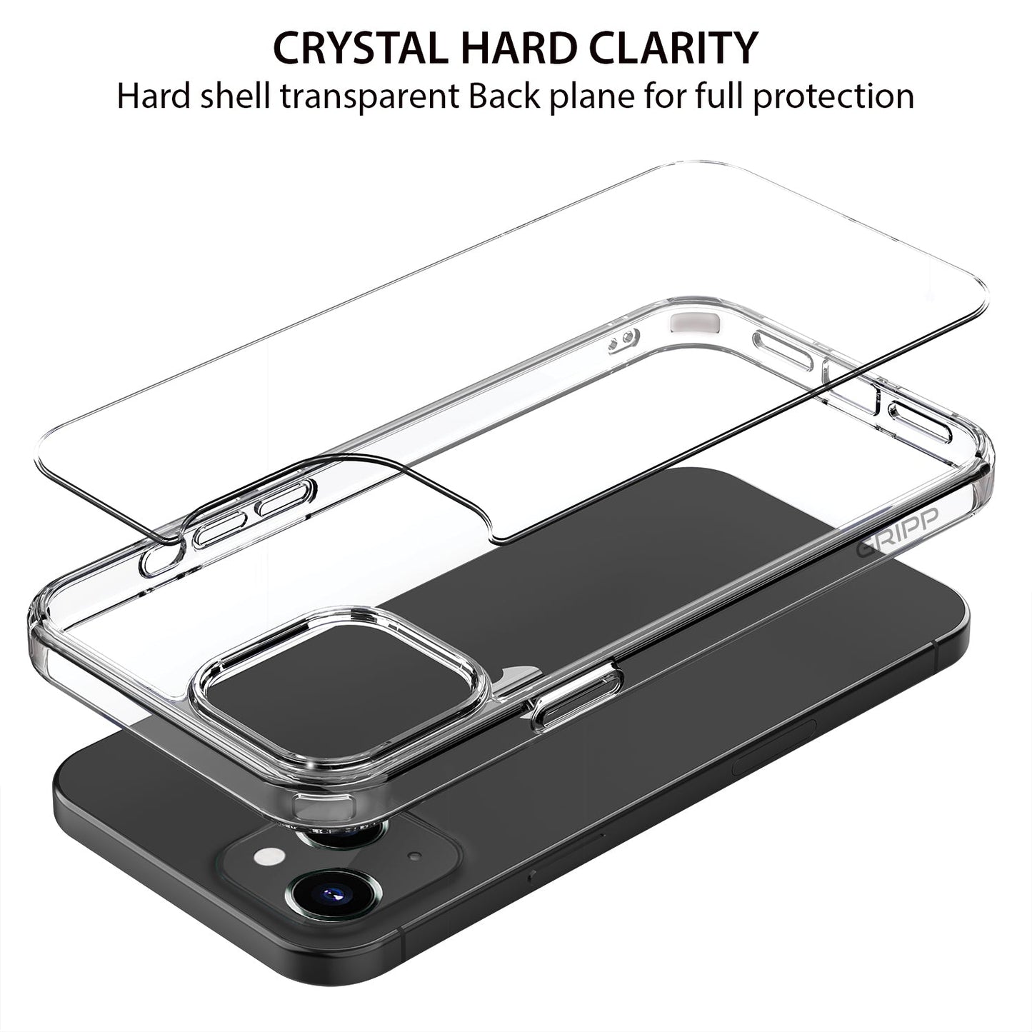 Gripp Clear Case For Apple Iphone 14 (6.1") - Transparent