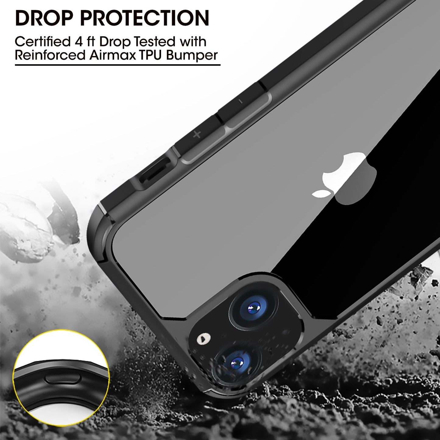 Gripp Defender Case For Apple Iphone 14 Plus (6.7") - Black