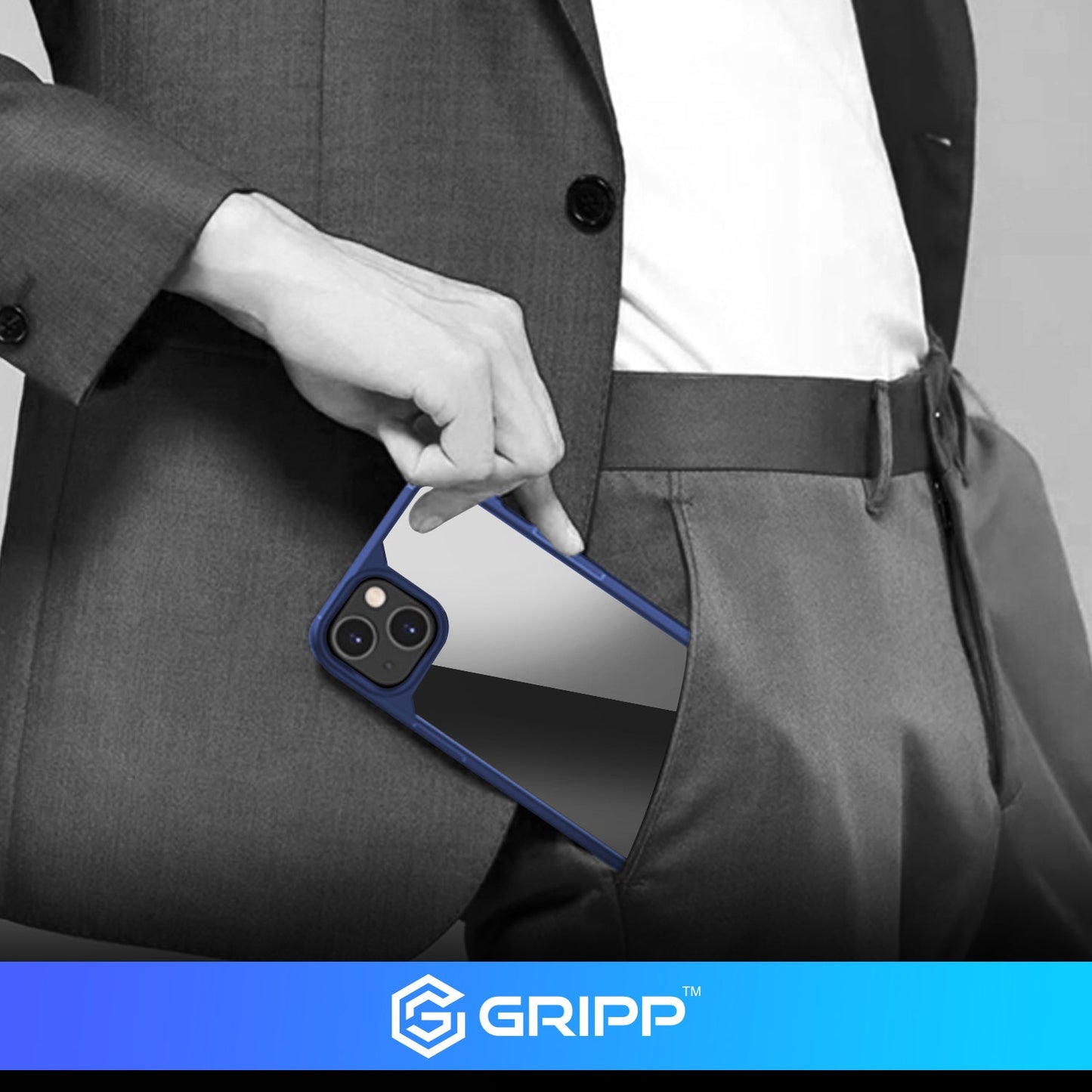 Gripp Defender Case For Apple Iphone 14 Plus (6.7") - Blue