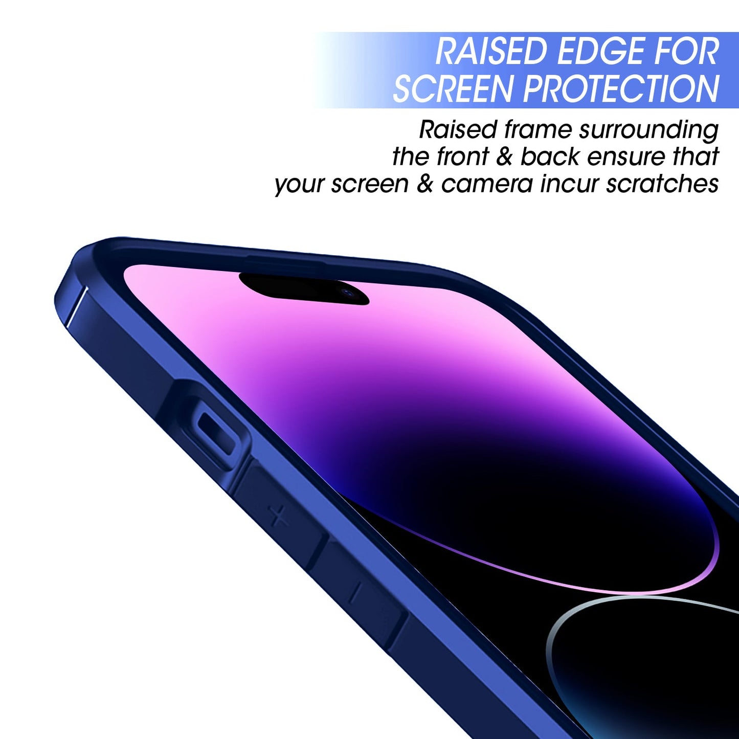 Gripp Defender Case For Apple Iphone 14 Pro Max (6.7") - Blue