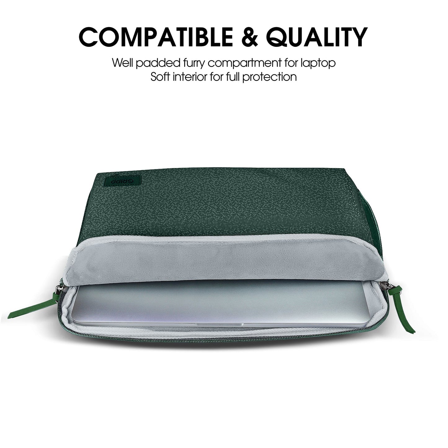 Gripp Cello Slim Sleeve For Apple Macbook 13" -green