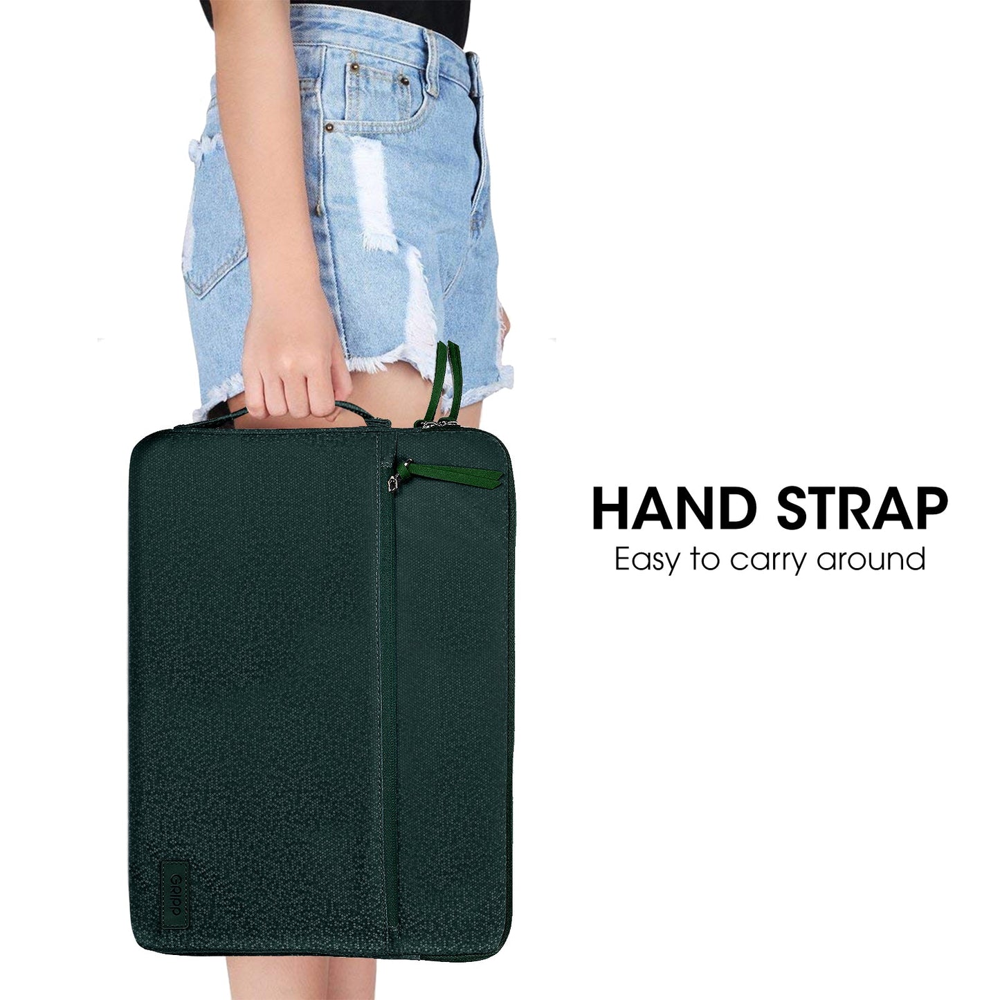 Gripp Cello Slim Sleeve For Apple Macbook 13" -green