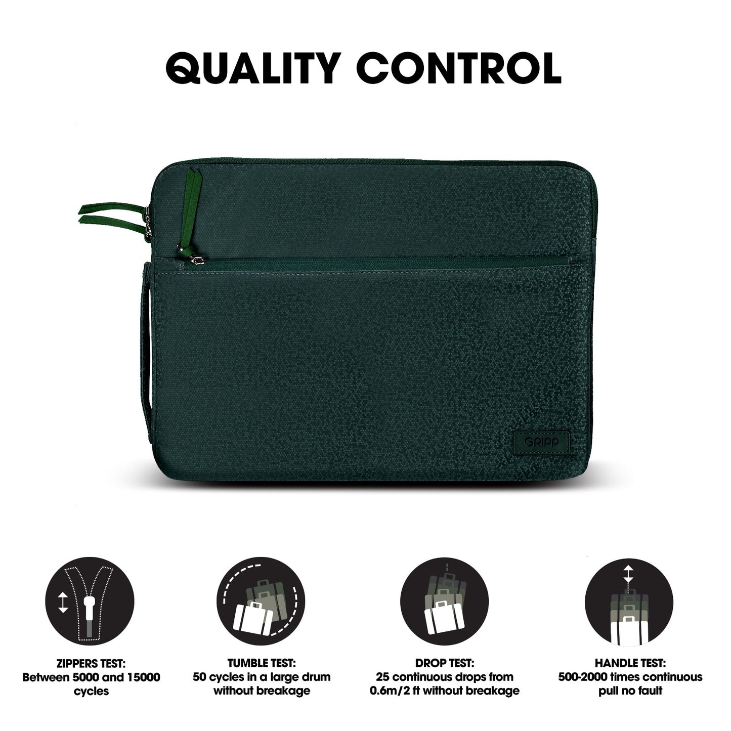 Gripp Cello Slim Sleeve For Apple Macbook 13" -green