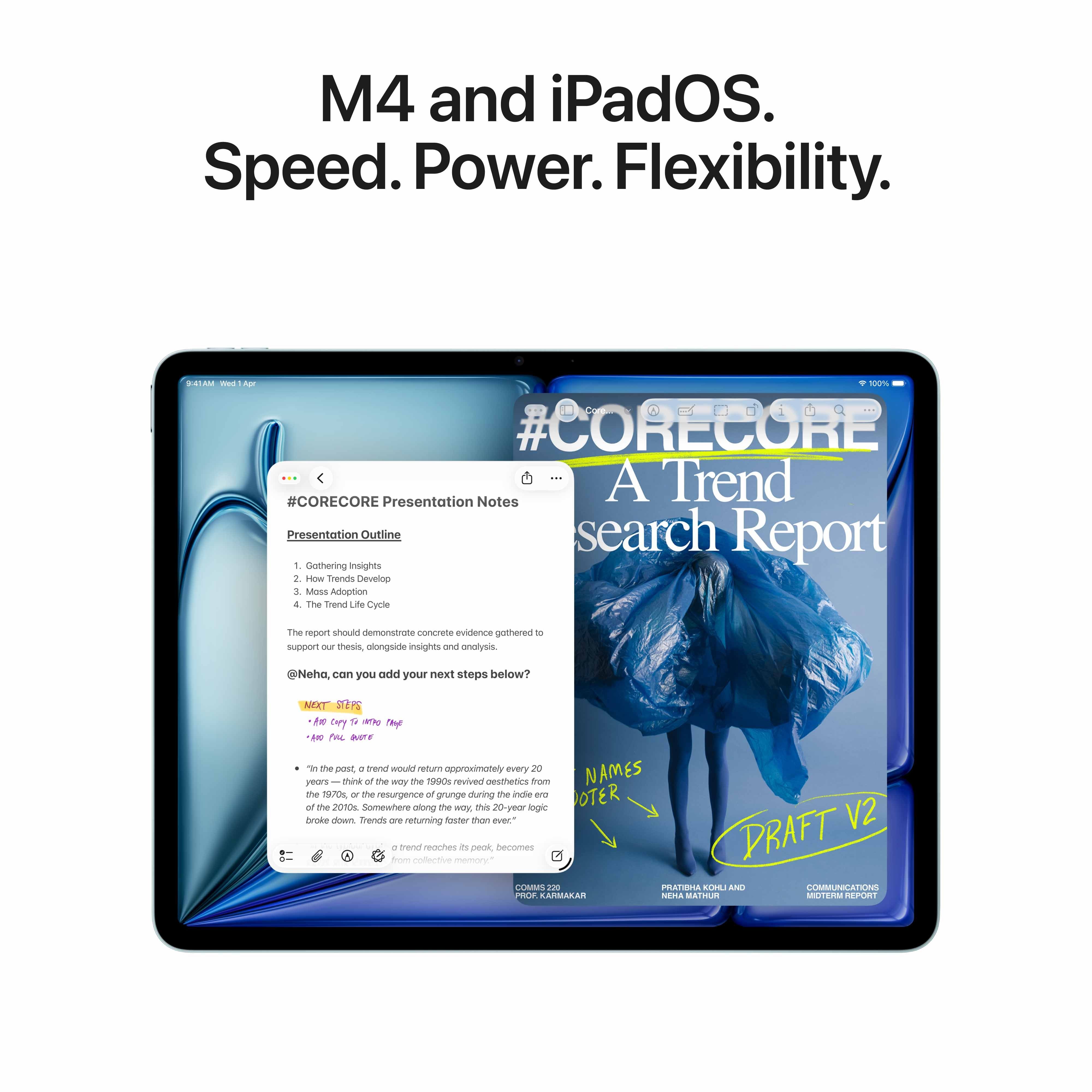 11-inch iPad Air Wi-Fi 256GB - Blue (M4) – Inspireonline