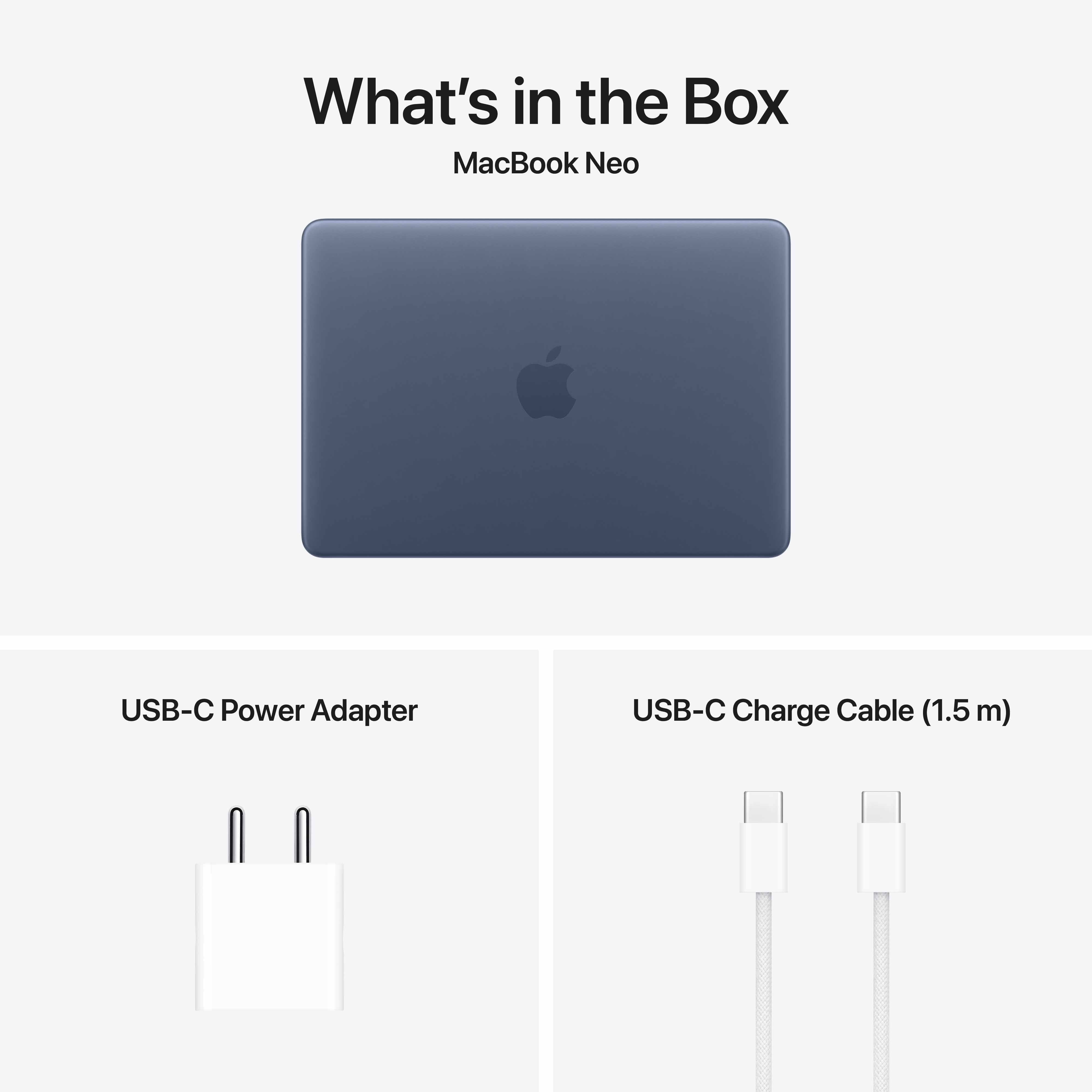 13-inch MacBook Neo: Apple A18 Pro chip with 6‑core CPU and 5‑core