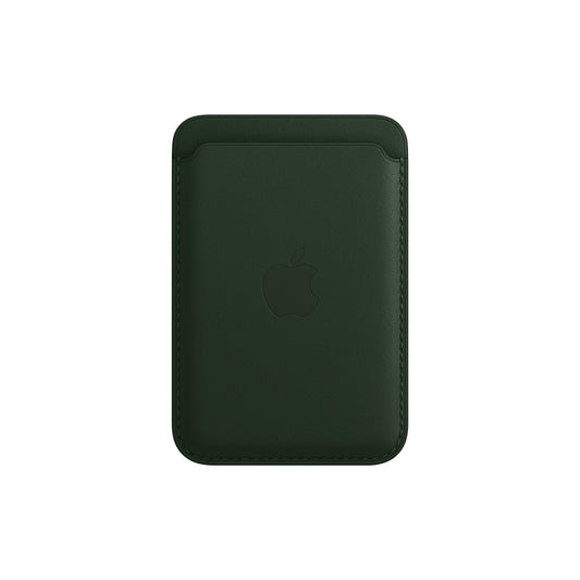 iPhone Leather Wallet with MagSafe - Sequoia Green