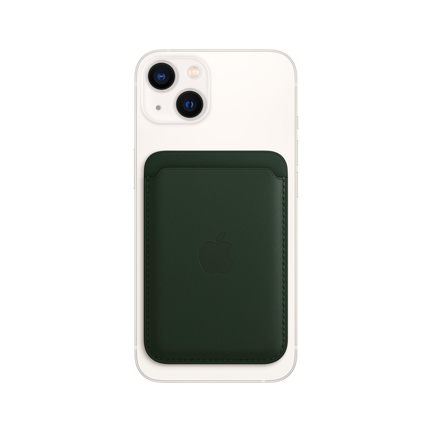 iPhone Leather Wallet with MagSafe - Sequoia Green