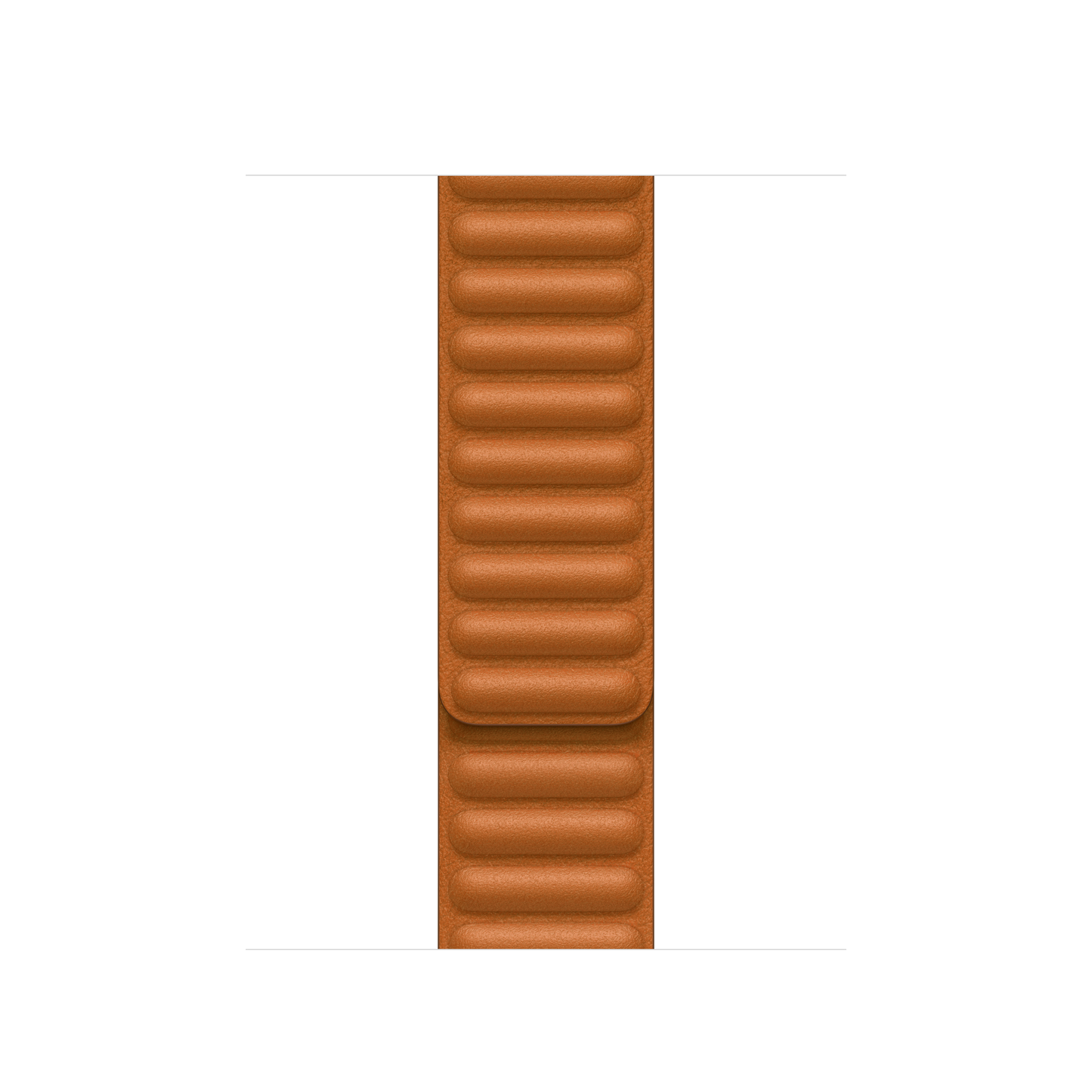 41mm Golden Brown Leather Link - M/L