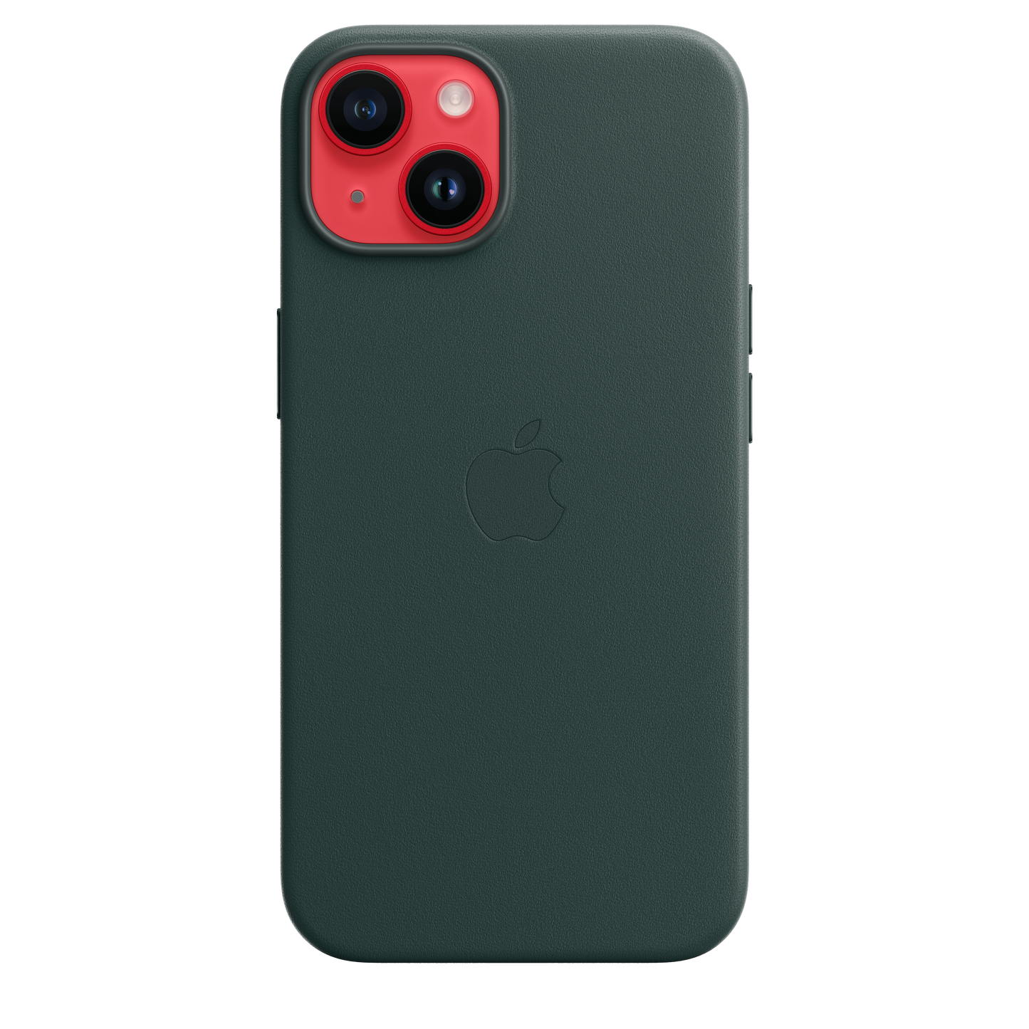iPhone 14 Leather Case with MagSafe - Forest Green