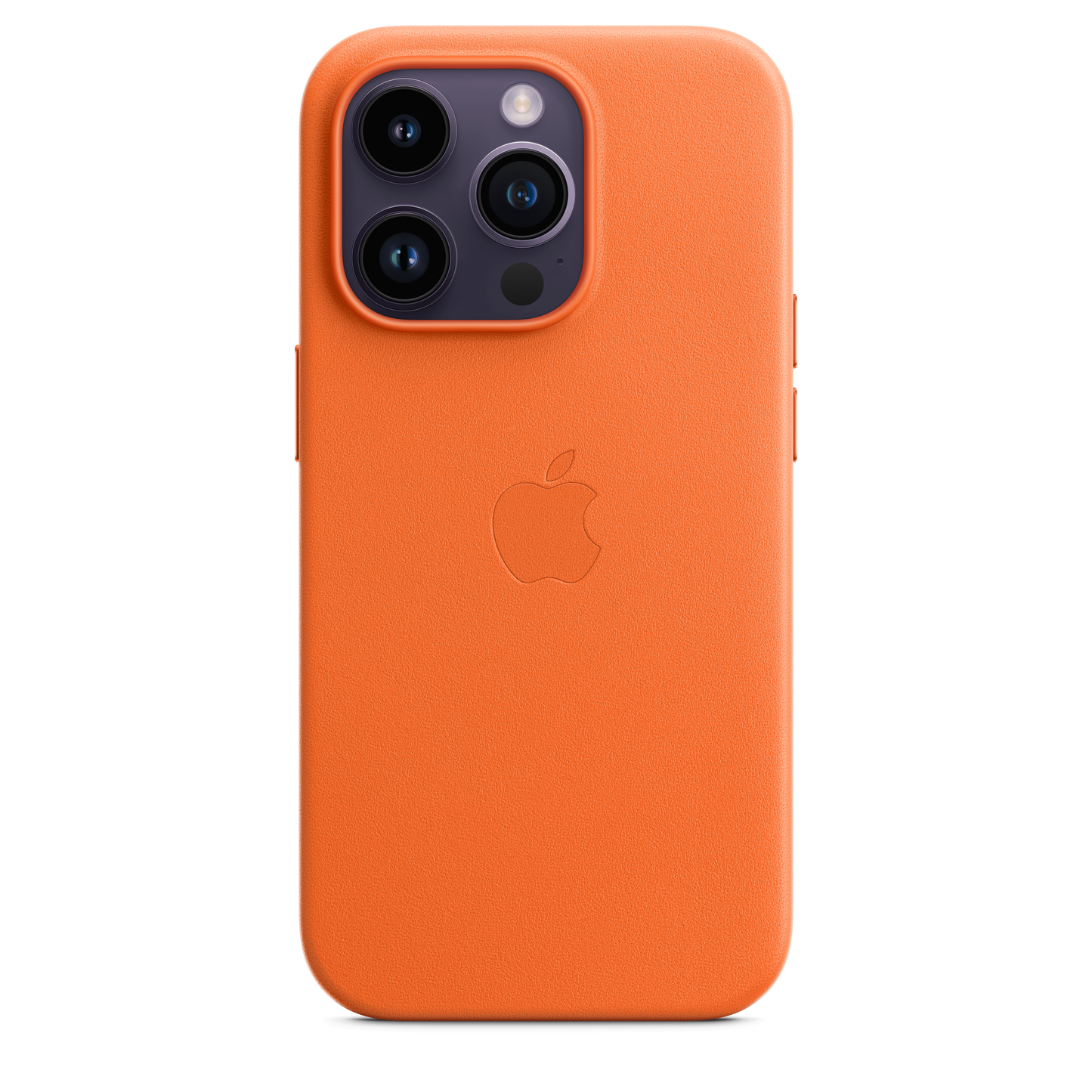 iPhone 14 Pro Leather Case with MagSafe - Orange