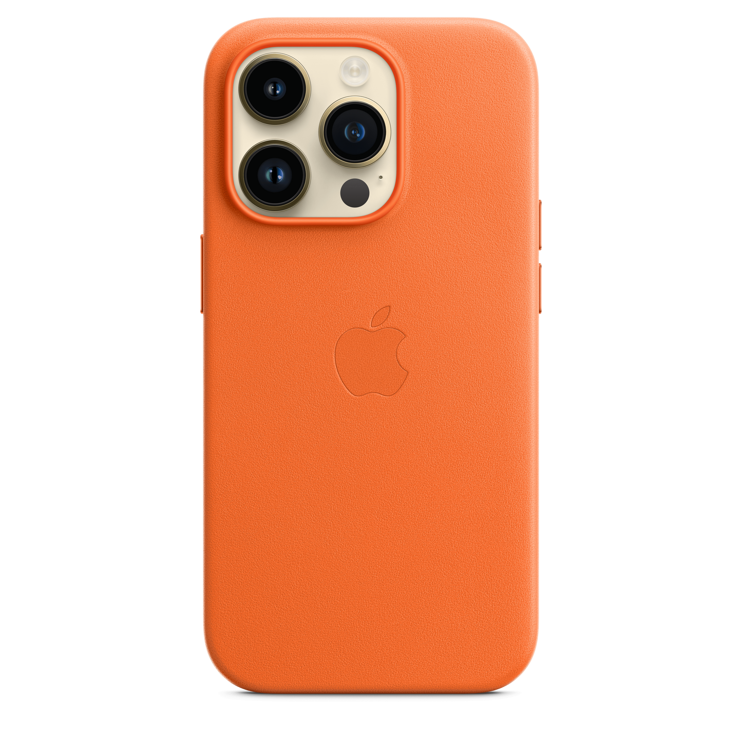 iPhone 14 Pro Leather Case with MagSafe - Orange