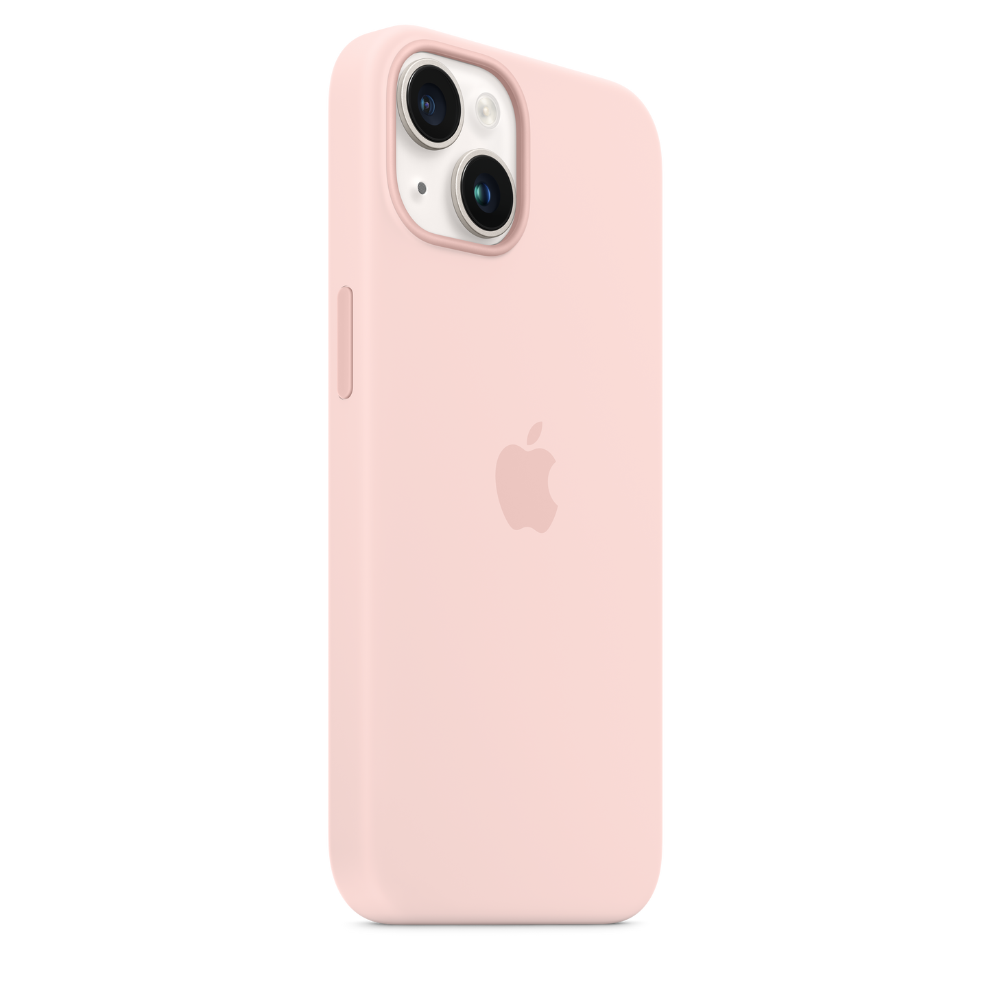 iPhone 14 Silicone Case with MagSafe - Chalk Pink