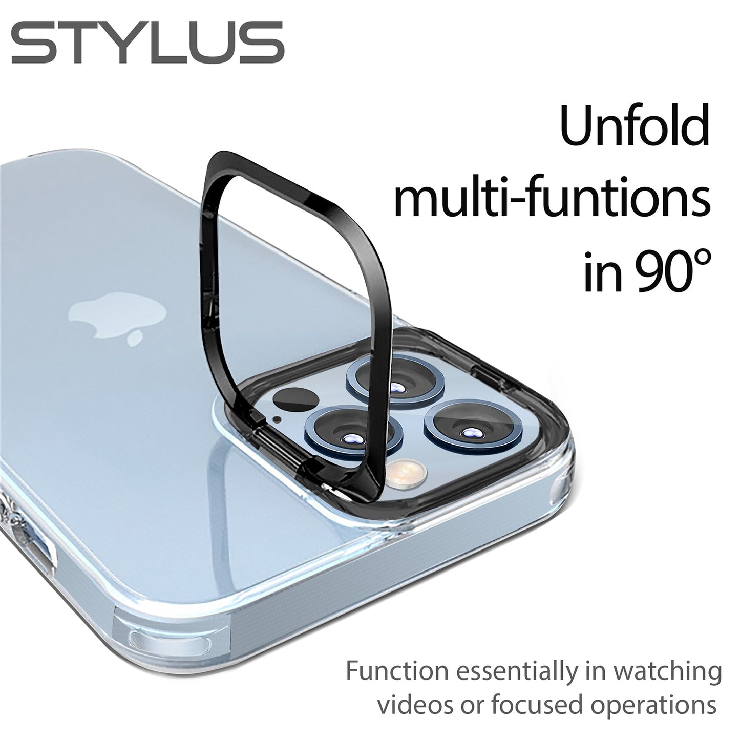 Gripp Styleus Clear Case For Apple Iphone 13 Pro (6.1") - Transparent