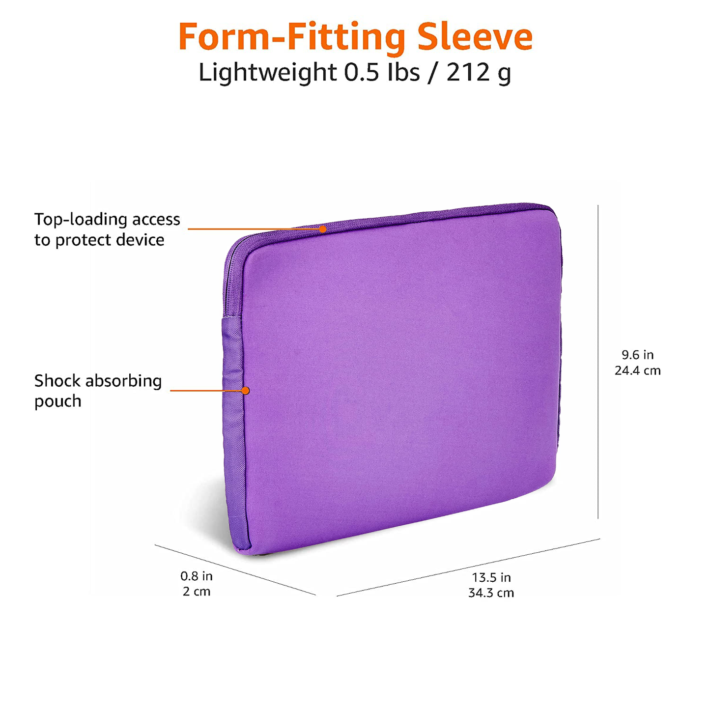 Gripp Aero Sleeve For Laptop 14" - Purple