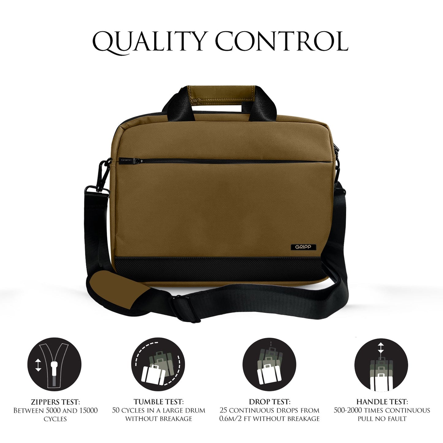 Gripp Bolt 13.3" Macbook /laptop Bag - Brown