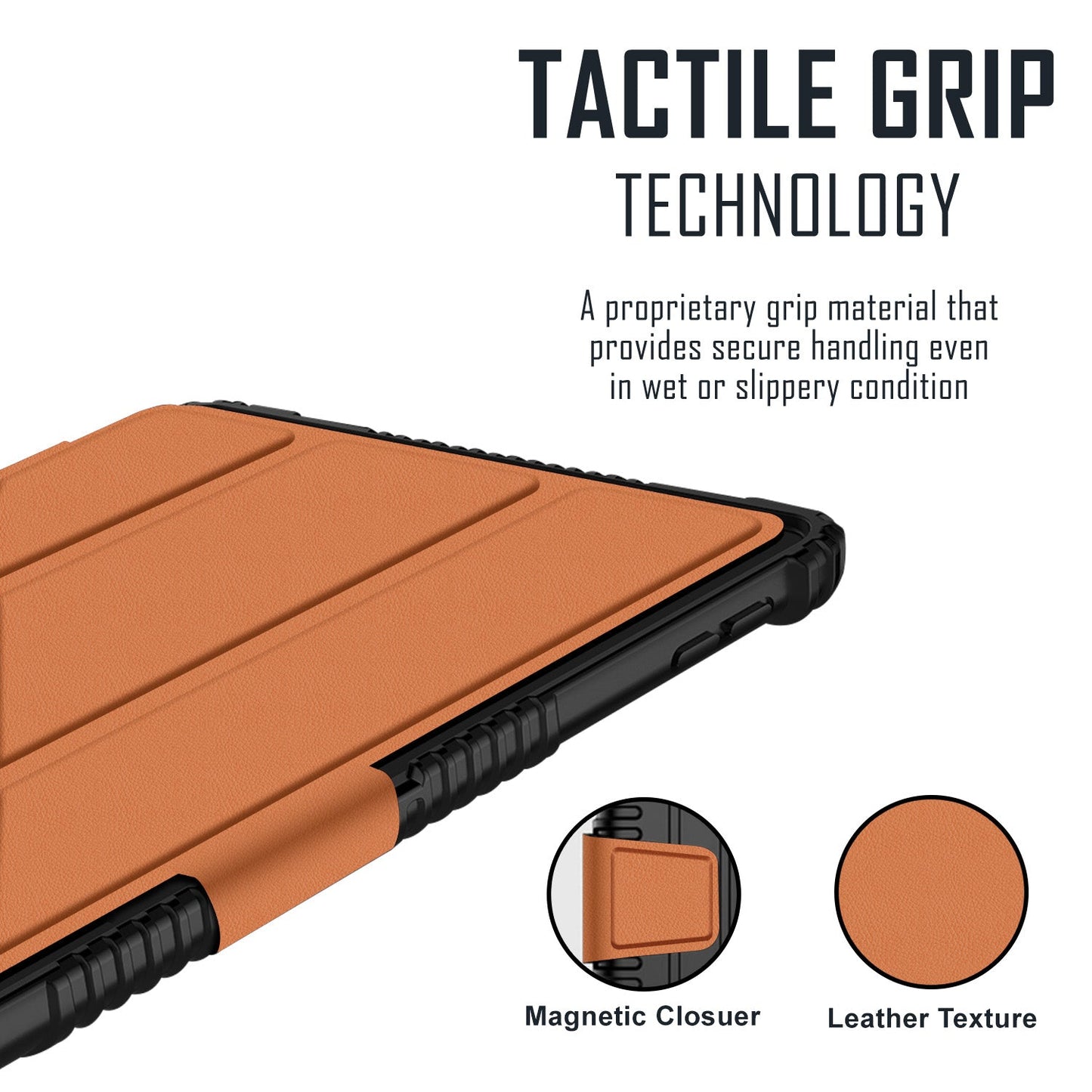 Gripp Armor Case For Apple Ipad 10.2" - Orange