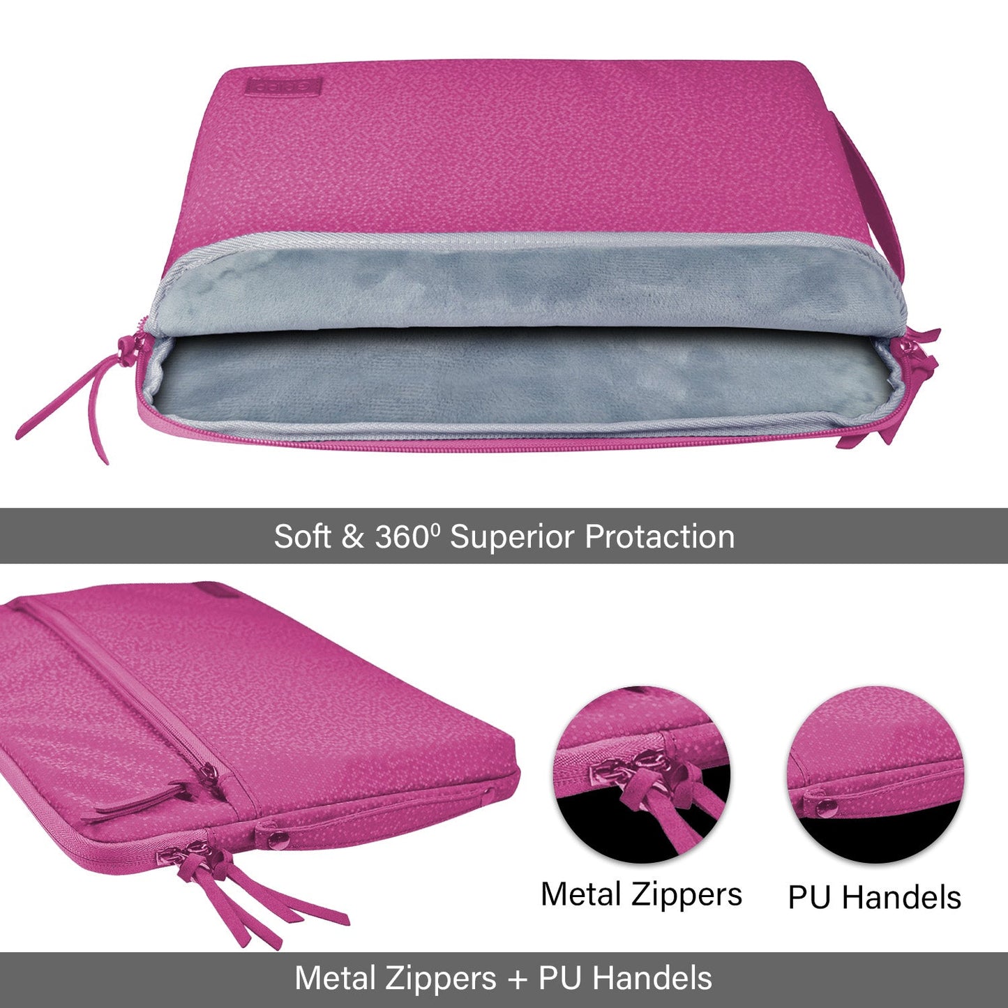 Gripp Cello Slim Sleeve For Apple Macbook 13" - Pink