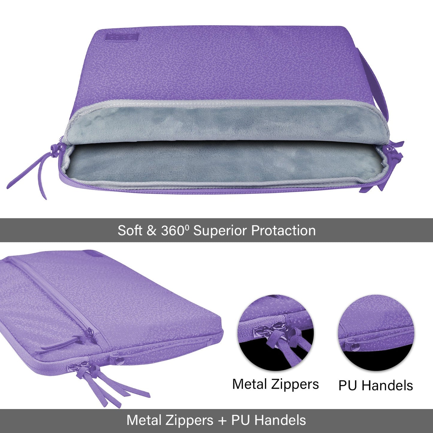 Gripp Cello Slim Sleeve For Apple Macbook 13" - Purple