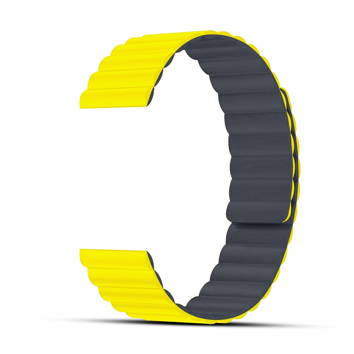 Gripp 41mm Reverser Watch Strap - Grey/yellow