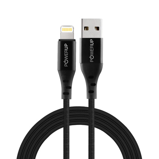 Powerup 1.5m Lightning Cable - Black
