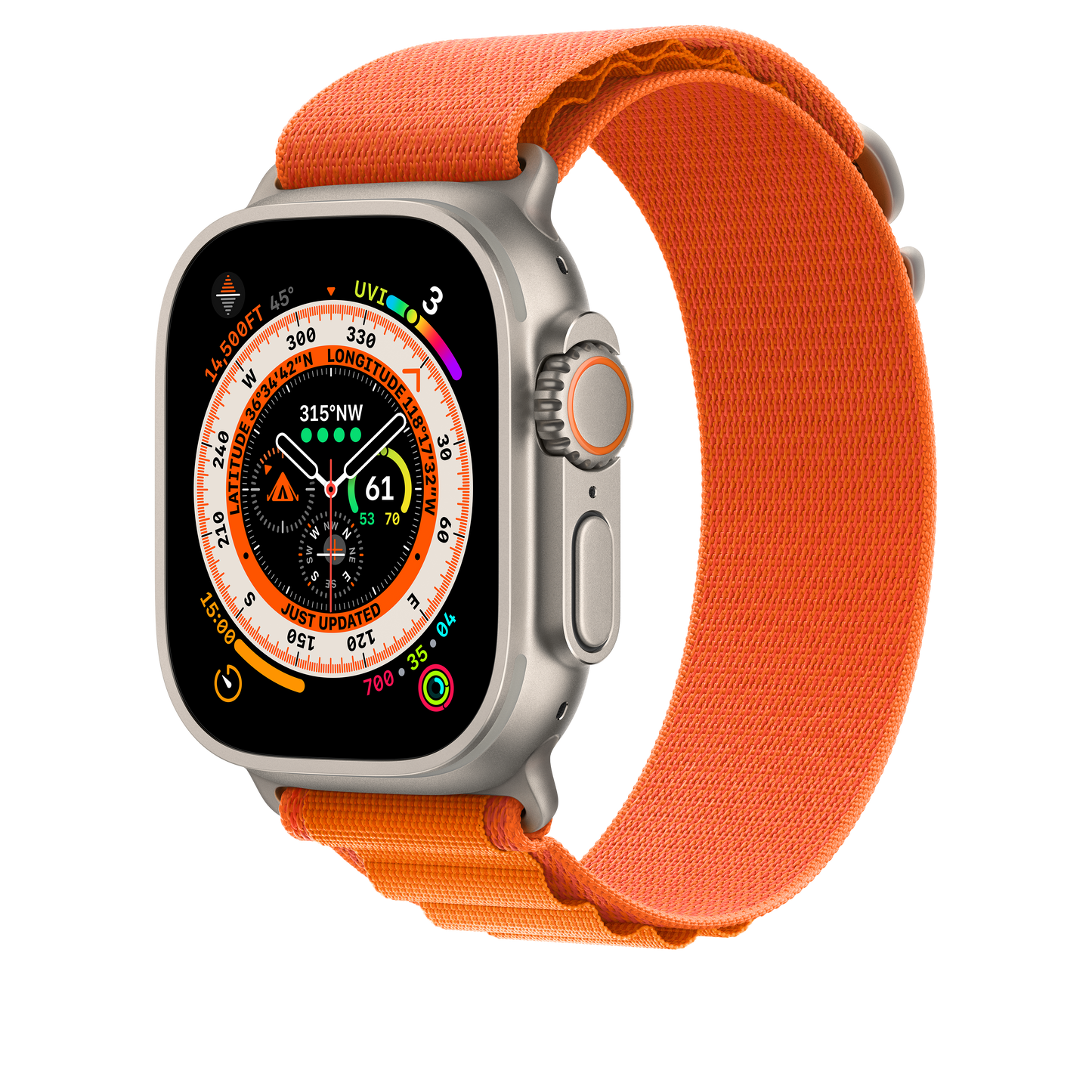 49mm Orange Alpine Loop - Medium