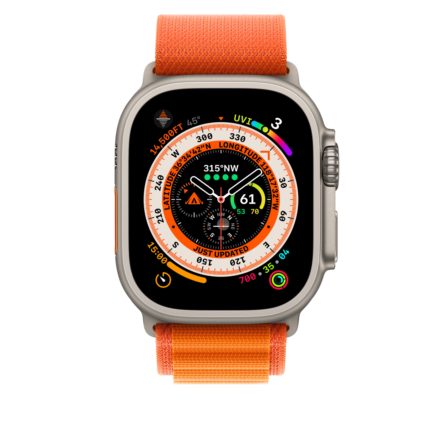 49mm Orange Alpine Loop - Medium