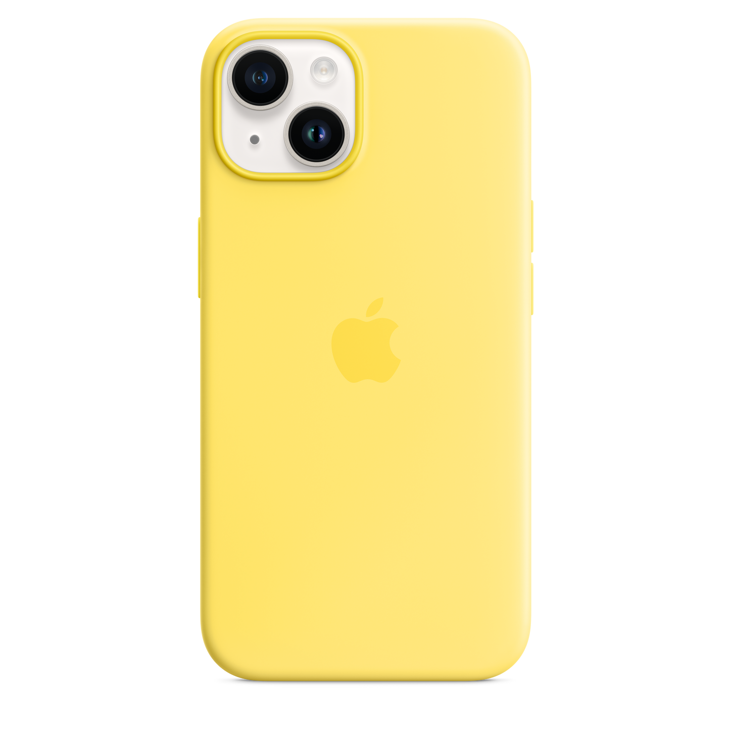 iPhone 14 Silicone Case with MagSafe - Canary Yellow