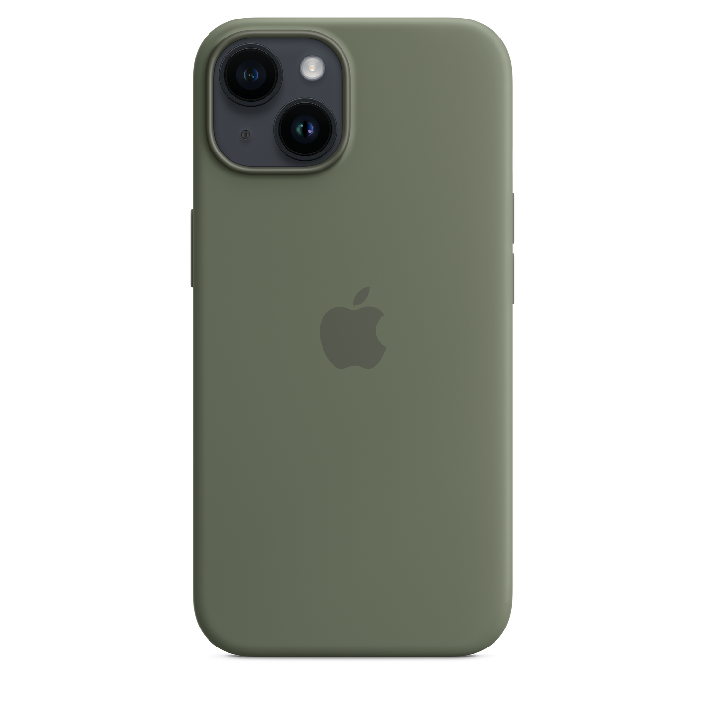 iPhone 14 Silicone Case with MagSafe - Olive