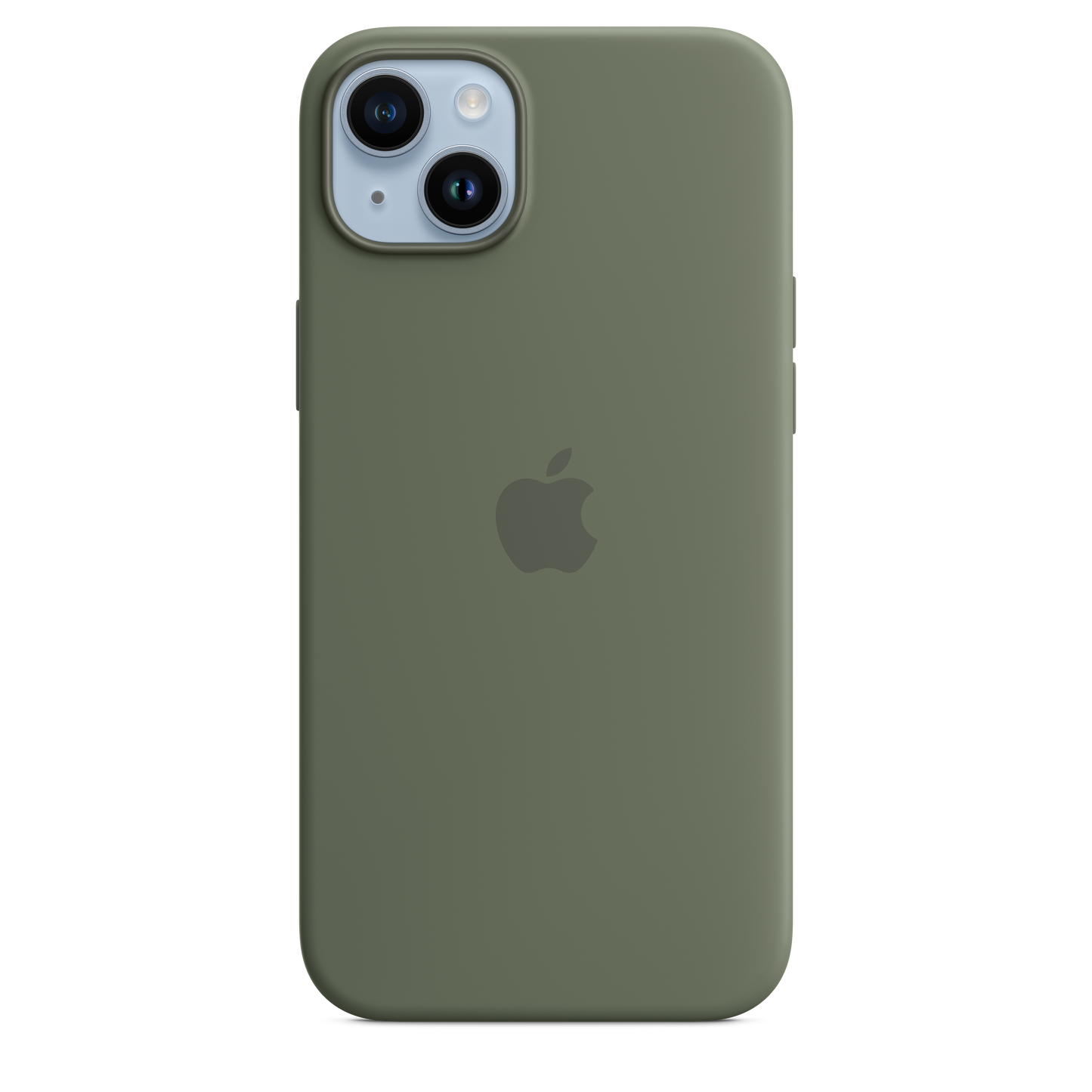 iPhone 14 Plus Silicone Case with MagSafe - Olive