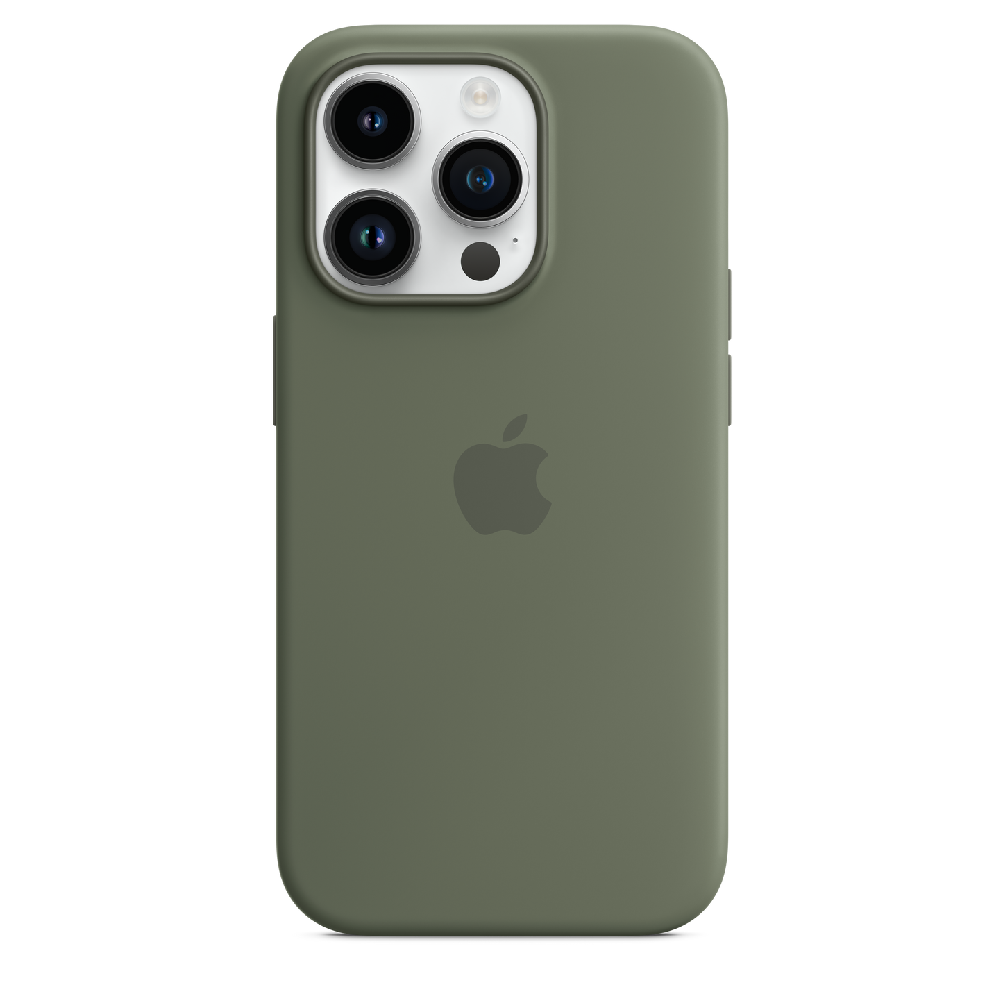 iPhone 14 Pro Silicone Case with MagSafe - Olive