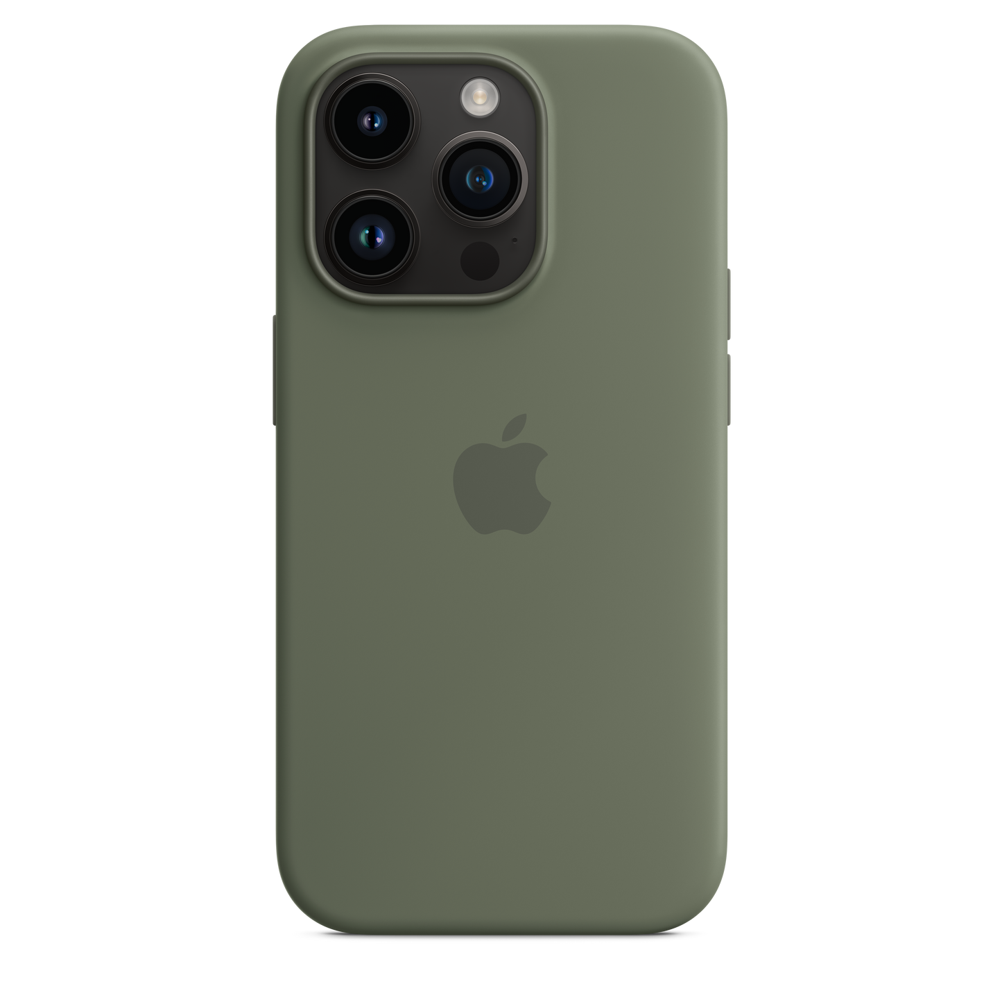 iPhone 14 Pro Silicone Case with MagSafe - Olive